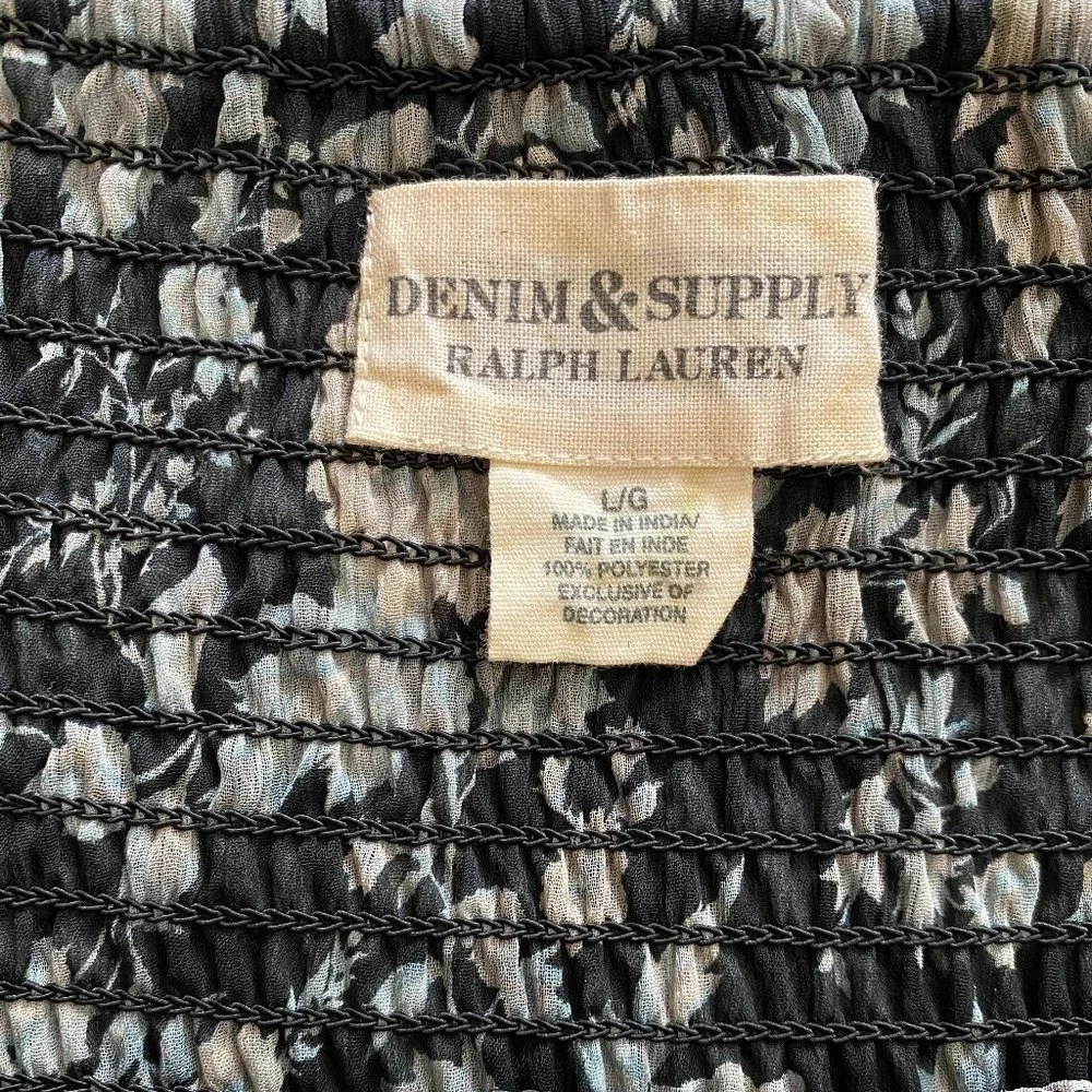 NWT Ralph Lauren Denim & Supply 3-Tier High-Low Skirt size L - Picture 13 of 16
